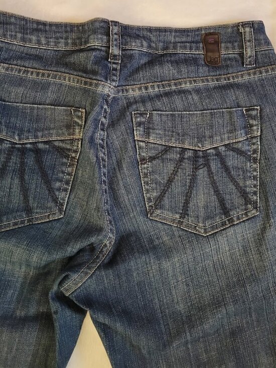 Jag Jeans Size 10 Stretch Bootcut Denim Jeans Medium Wash - Picture 3 of 6